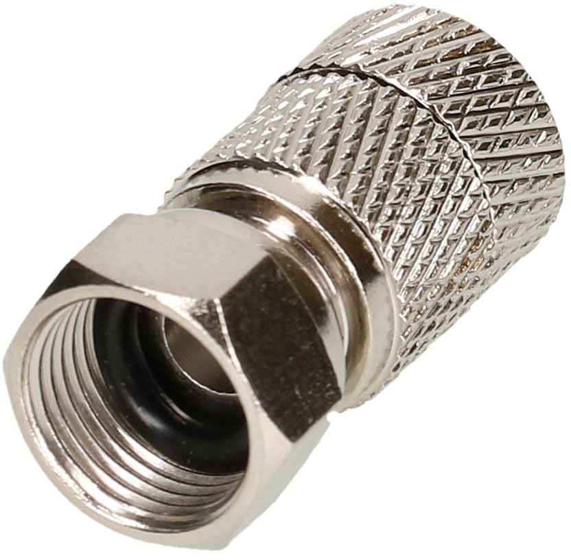 fiche F à visser D=7mm avec joint 2 pièces