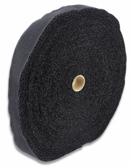 Collier de câblage velcro 25mmx25m noir