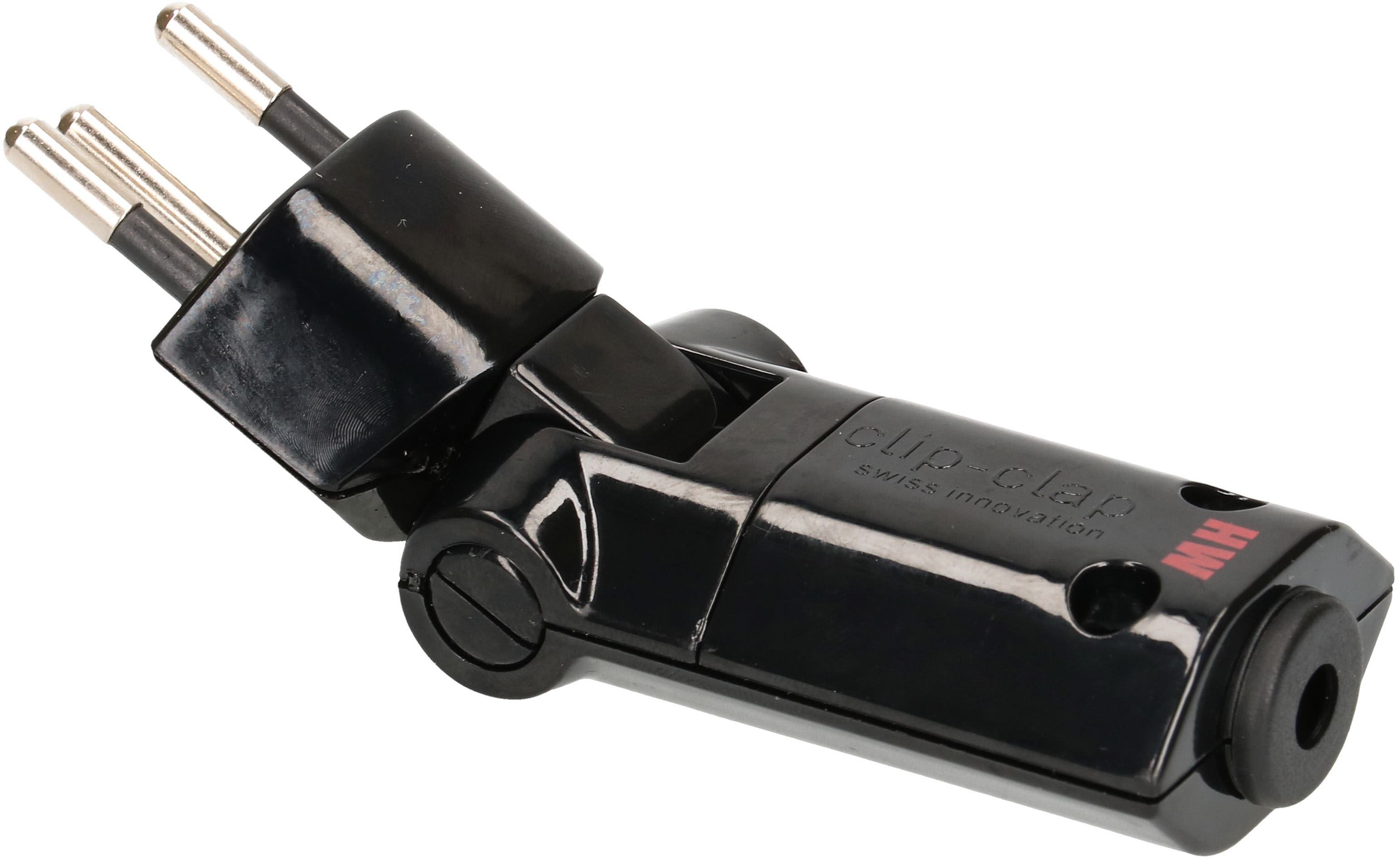 fiche clip-clap type 12 débrochable rotative noir