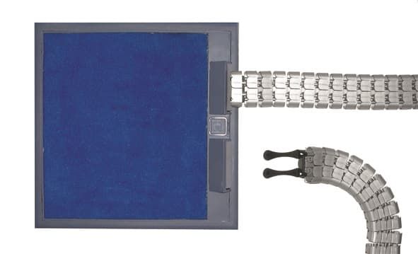 garniture serpentine de câble Cube SL 0.75m noir RAL9005 aimant