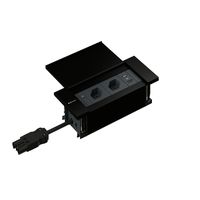NEXO bloc multiprise noir 2x type 13 1x USB-A/C