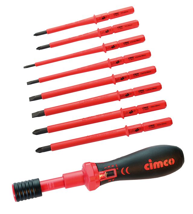 Kit de tournevis dynamométriques VDE 9 pièces