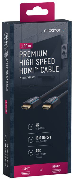 High Speed HDMI Kabel Ethernet 1m