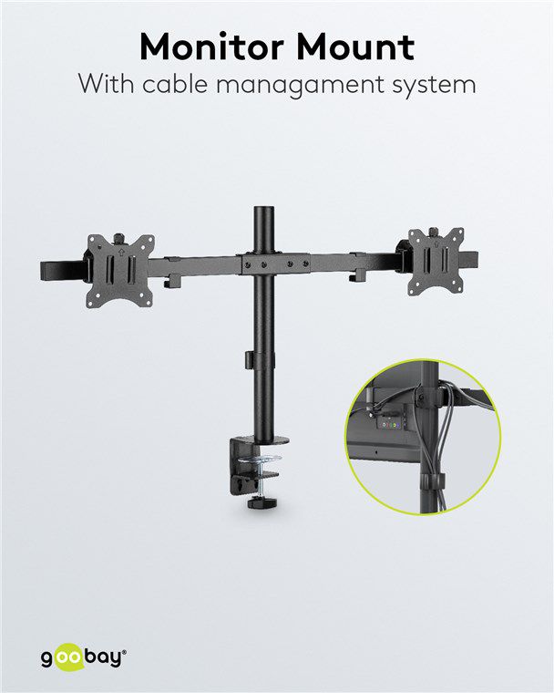 Doppel-Monitorhalterung Fix