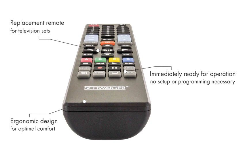 télécommande universelle 5 marques 49 touches noir