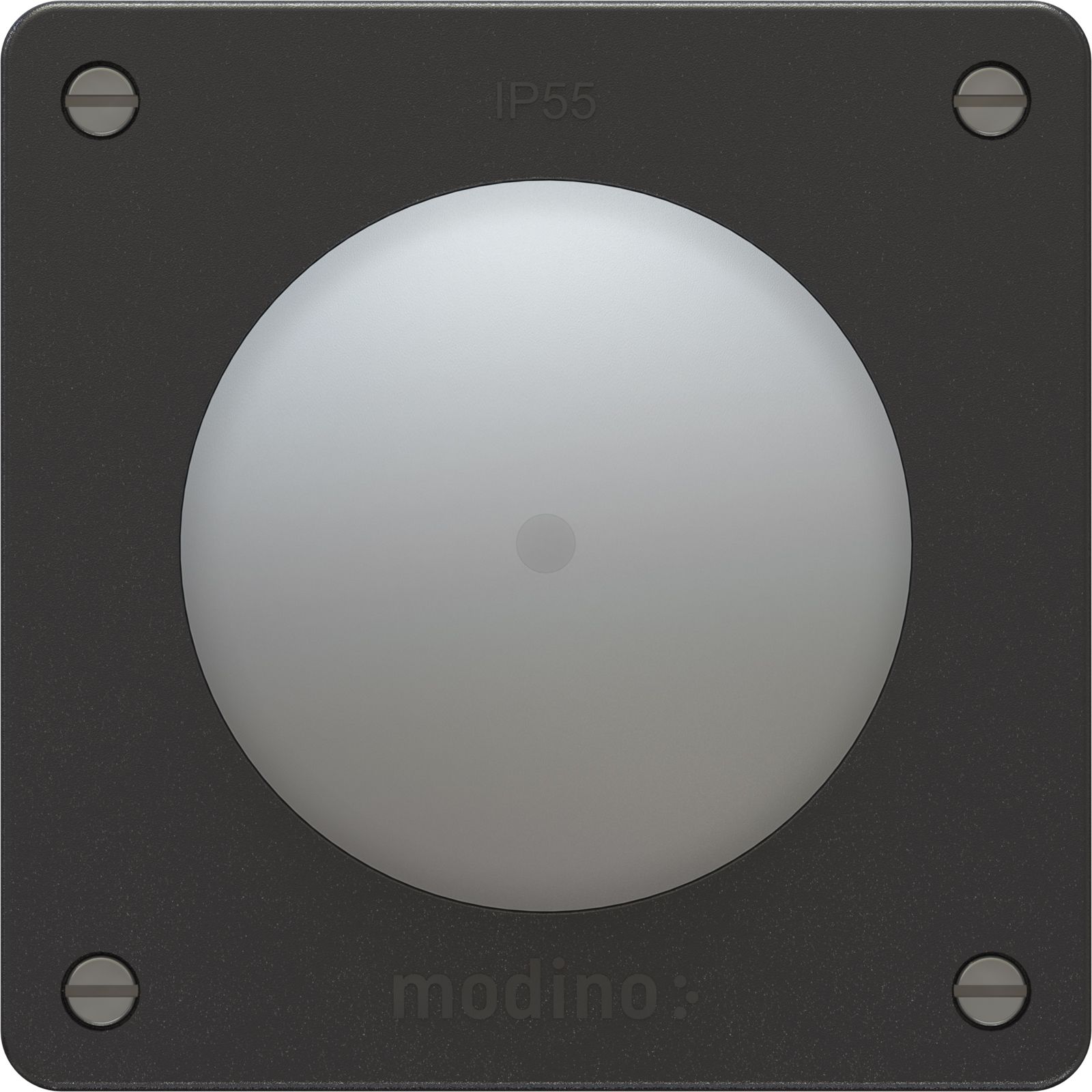 bouton-poussoir NO/NF illuminé insert +set frontal exo IP55 noir