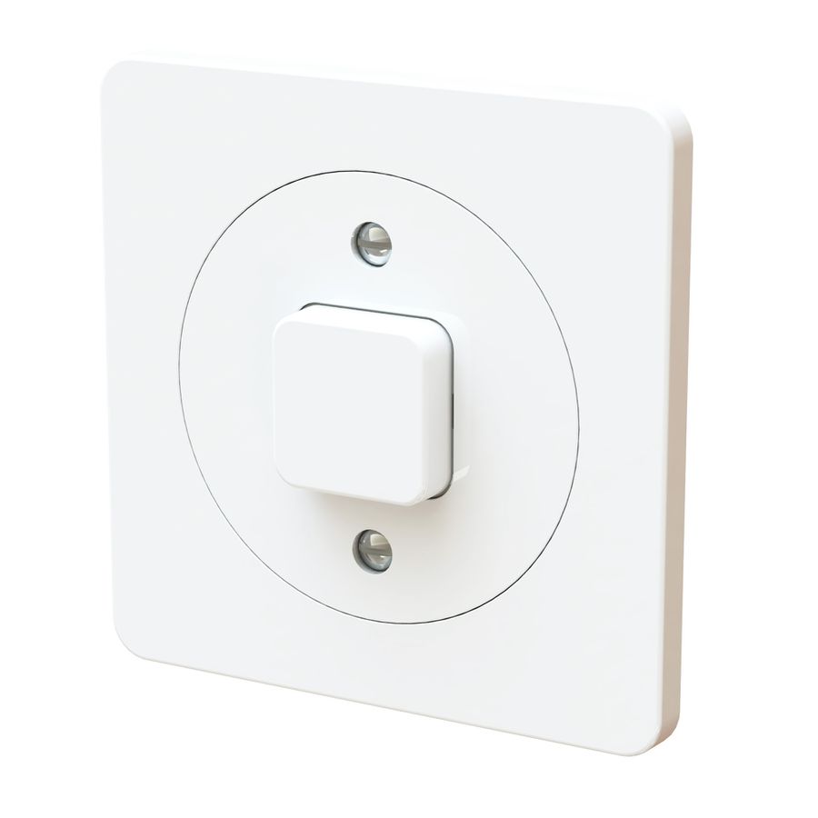 bouton-poussoir NO/NF ENC maxONE blanc