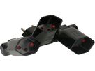 multi adaptateur clip-clap 3x type 13 3 pôles noir BS