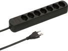 Steckdosenleiste Basic Line 7x Typ 13 schwarz 1.5m