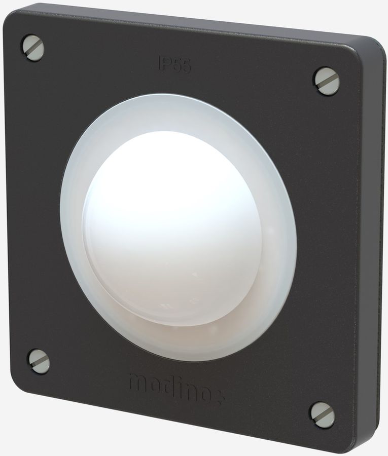 cadre pour Swisslux détecteur de mouvement 180° exo noir