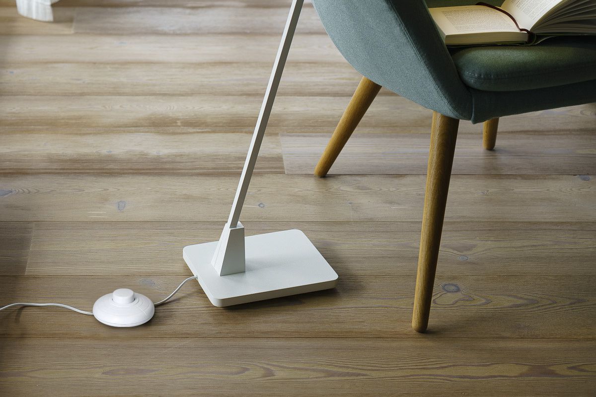 Interrupteur à pied 1pôles OFF 2(1)A blanc