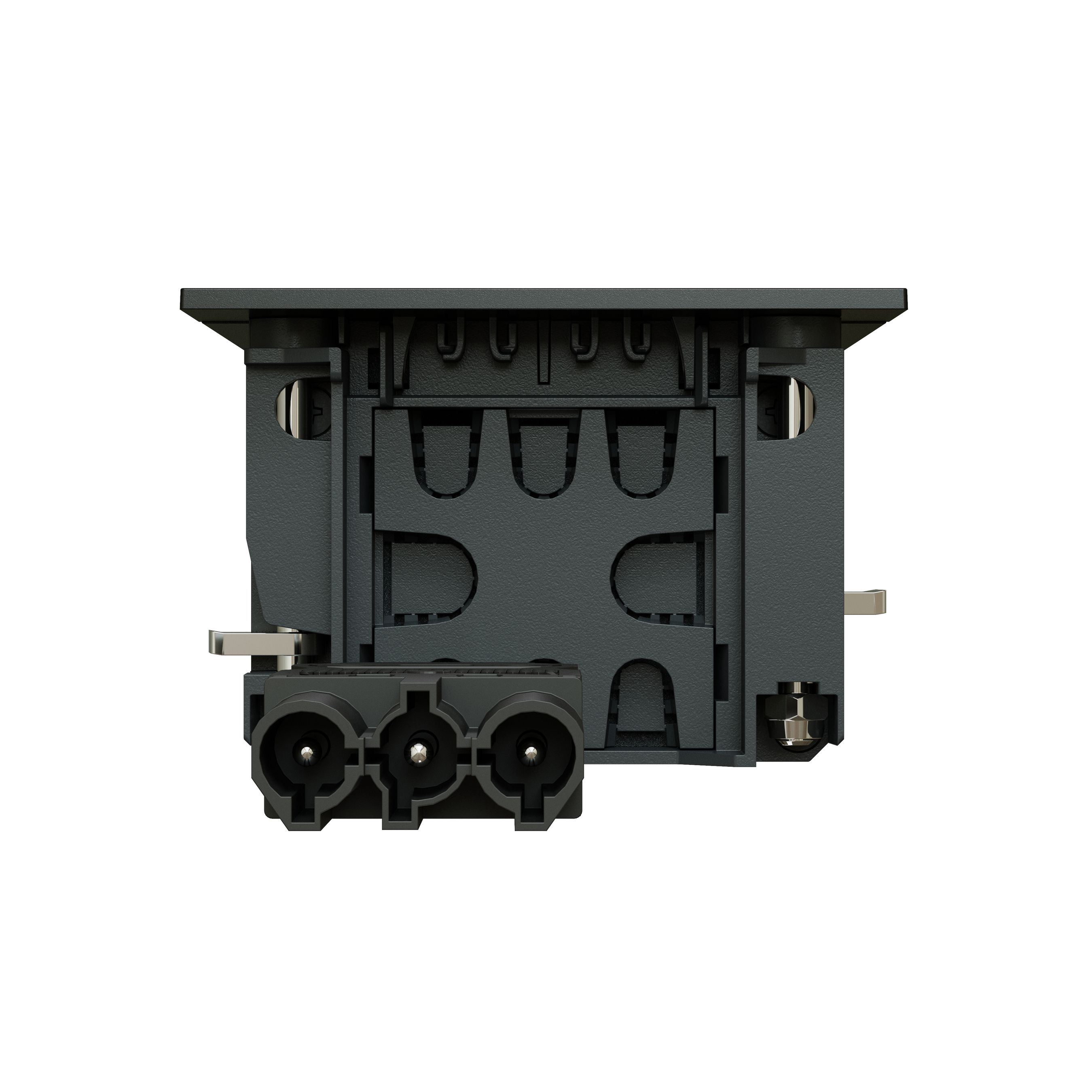 INTRO2.0 presa multipla nero 2x tipo 13 1x USB-C 60W 1x vuoto