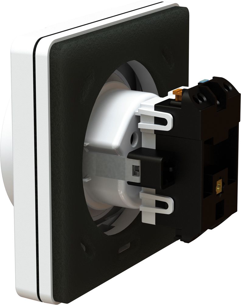 prise 1x type 15 ENC exo IP55 blanc