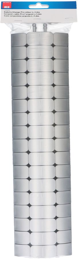 serpente del cavo Pro 90 1.00m argento RAL9006