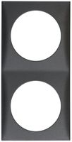 Abdeckrahmen Gr.2x1 UP Integro anthrazit