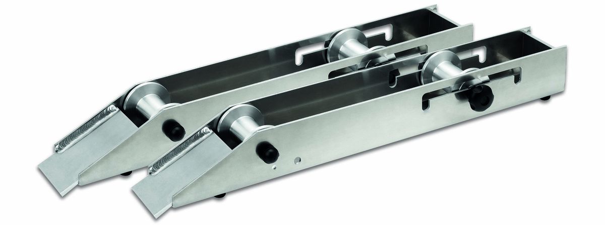 Paire de mini-rails à roulettes