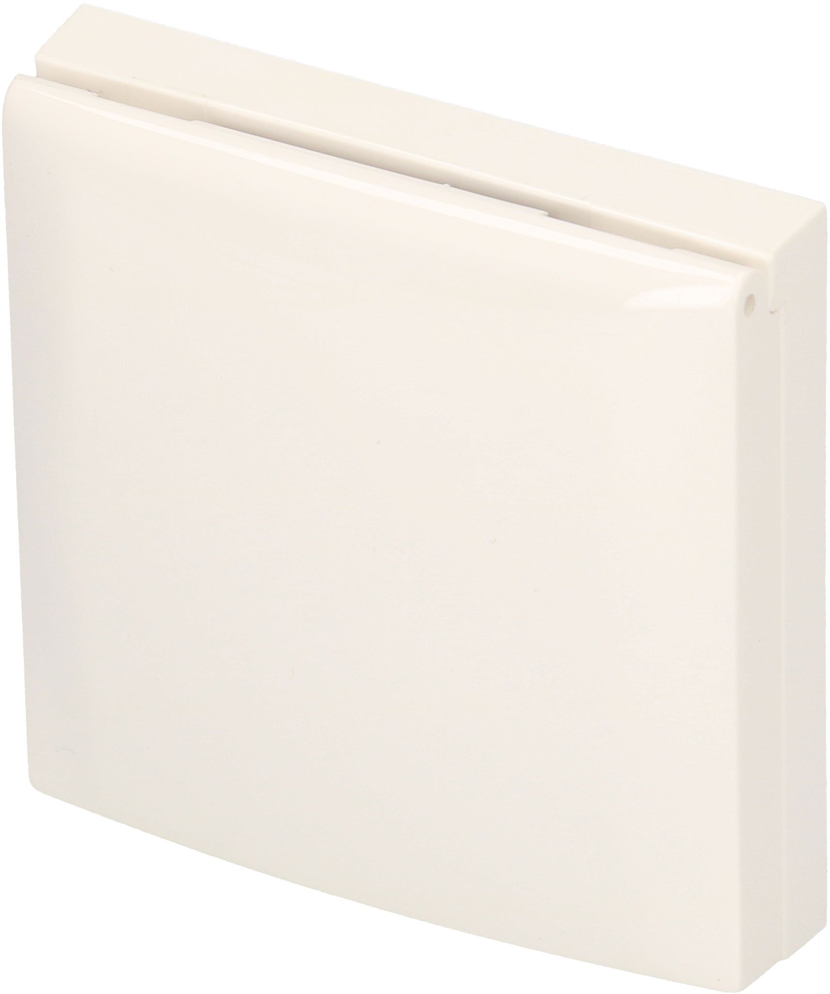 Abdeckrahmen Gr.1 UP mit Klappdeckel Integro weiss hochglanz