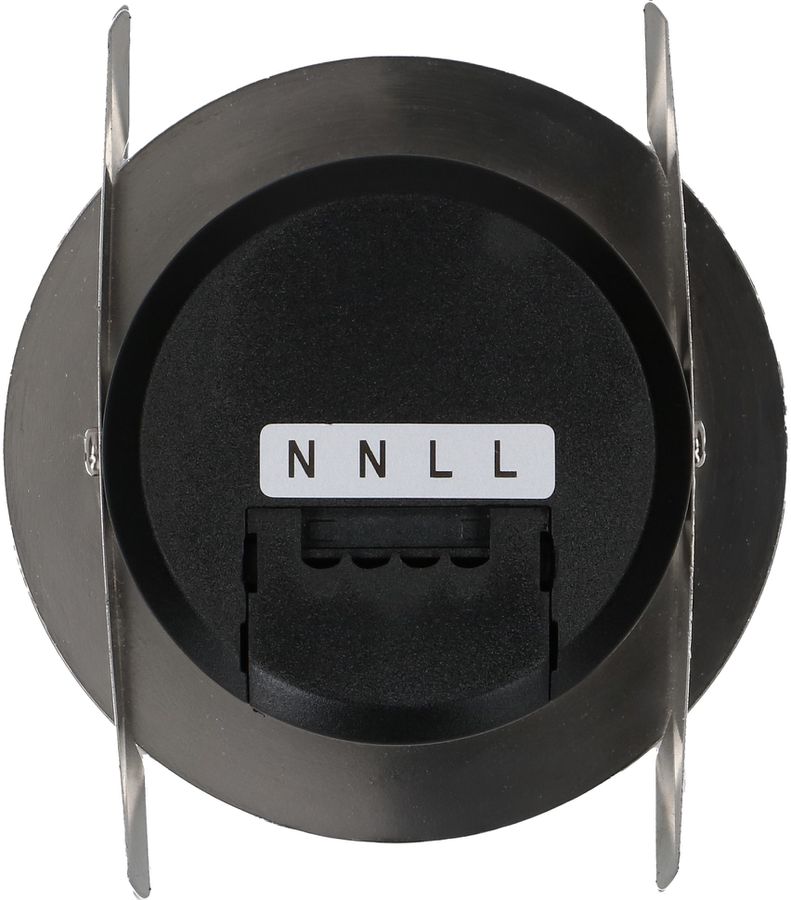 spot encastré à LED WOODY Ø68 nickel brossé 3000K 660lm 60°