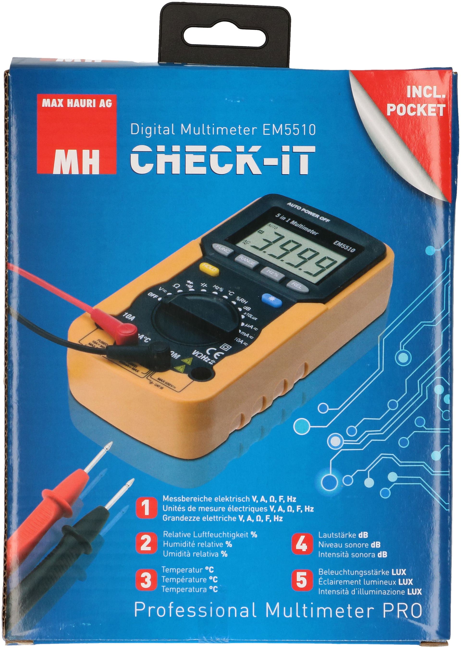 Digitales Multimeter Profi EM5510
