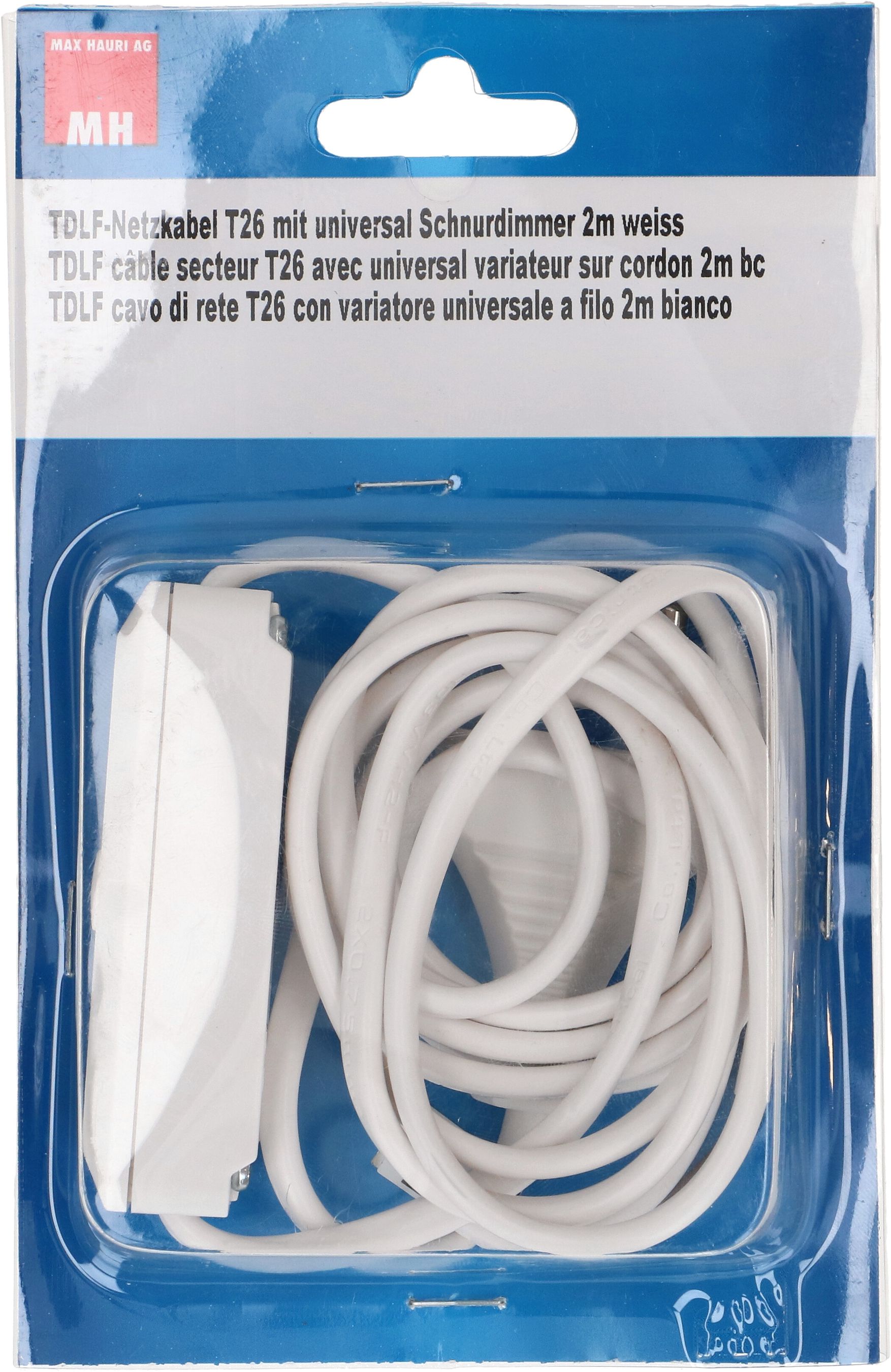 TDLF câble secteur T26 avec universal variateur sur cordon 2m bc