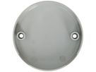 rosette de plafond rond 2 trous de fixation gris clair