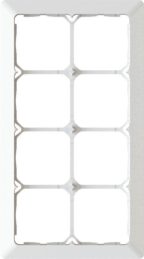 cadre de recouvrement ta.4x2 ENC +profil décoratif priamos blanc