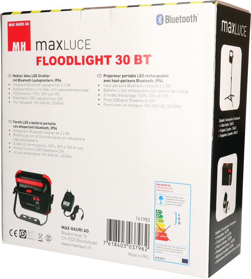 lampe de travail LED à accu 30W FLOODLIGHT 30 BT