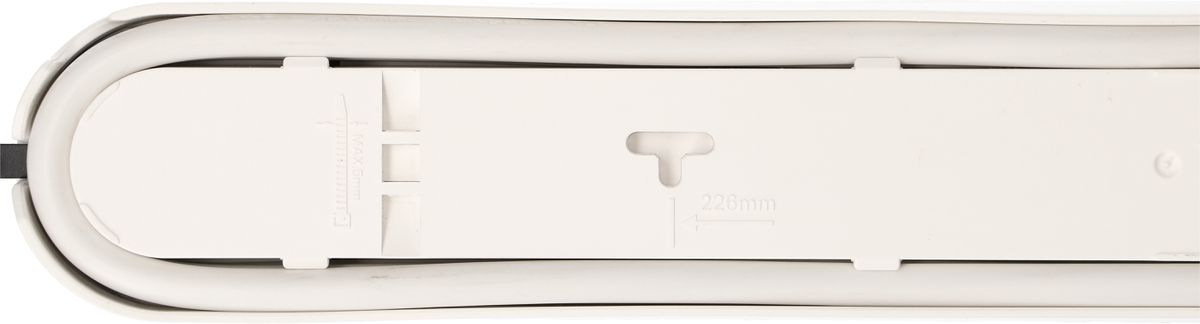 multipresa Design Line 5x tipo 13 USB A+C bi/ne interr. 2.2m pia.