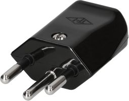 fiche TH type 12 3 pôles noir pour diamètre du câble 5.0-8.5mm