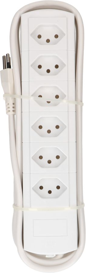 multiprise Prime Line 6x type 13 blanc aimant 3m