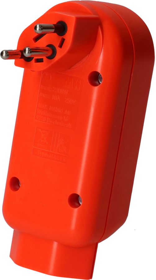 Multi adaptateur ADAPT 2+1x type 13 orange fluo rot. BS