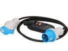 rallonge CEE +FI interrupteur intermédiaire de protection 3m IP44