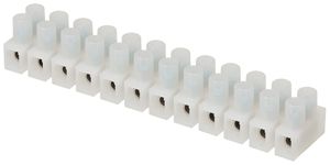 barrete de bornes 230/12 1-2.5mm2 12 pôles naturel