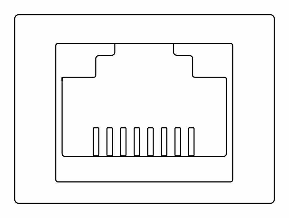 USB-C auf RJ45 Netzwerkadapter 0.11m