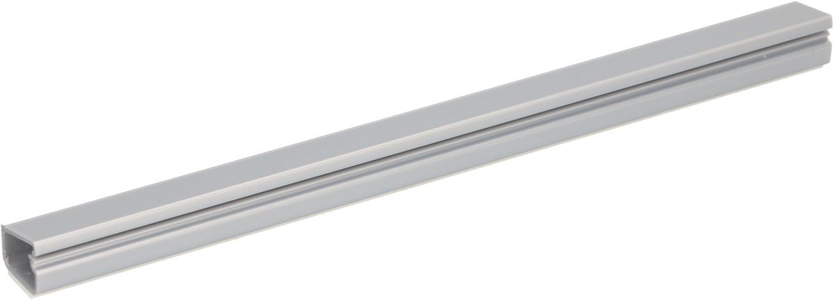 Goulotte 16x10mm gris métallisé auto-adhésif 2m