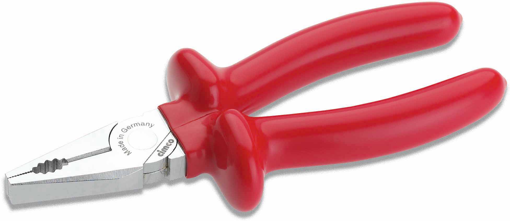 1000 V Kombinationszange DIN ISO 5746 Länge 160mm flache Backen