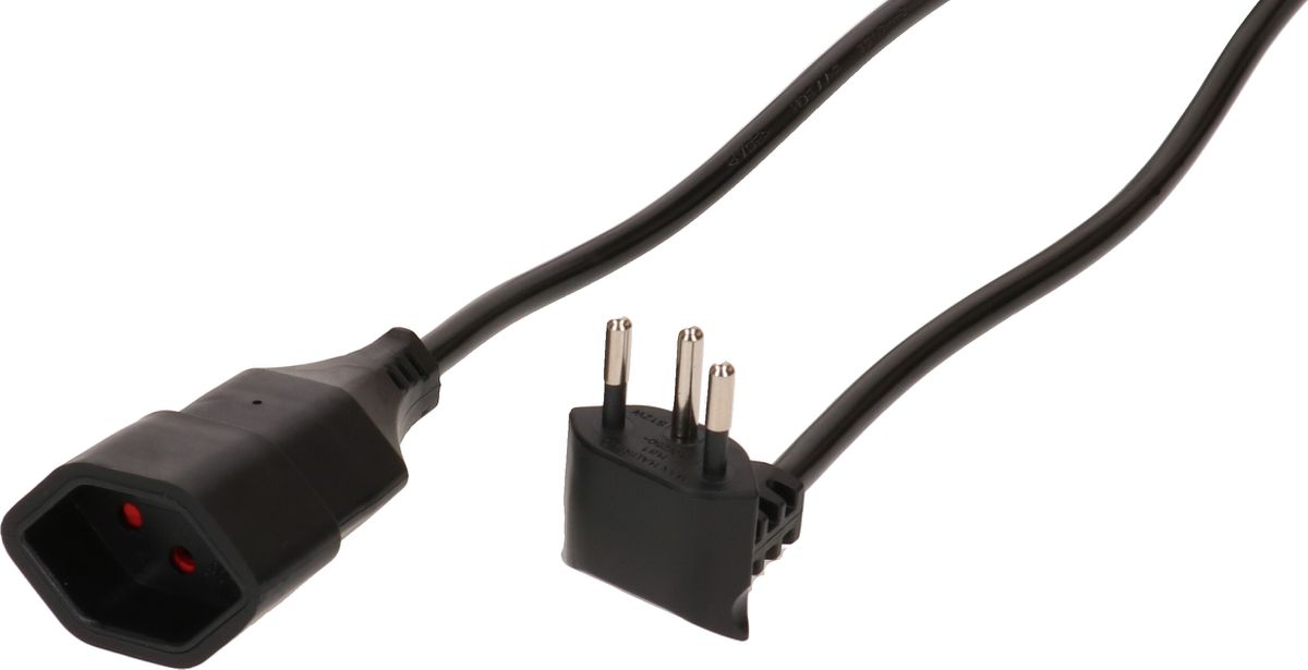 Rallonge TD H05VV-F3G1.0, 5m, noir, BS