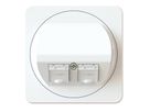 réseau 2x RJ45 Cat. 6 non blindé AP maxONE blanc