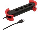 multiprise Construct Line IP20 4x type 13 rouge/noir 5m