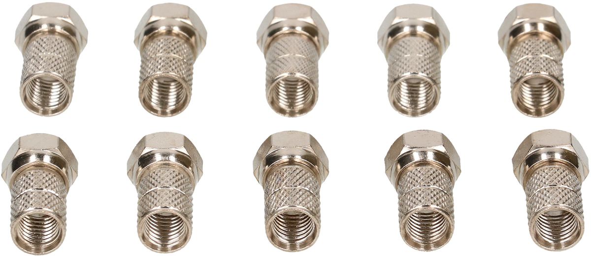 fiche F à visser D=6.5mm 10 pièces