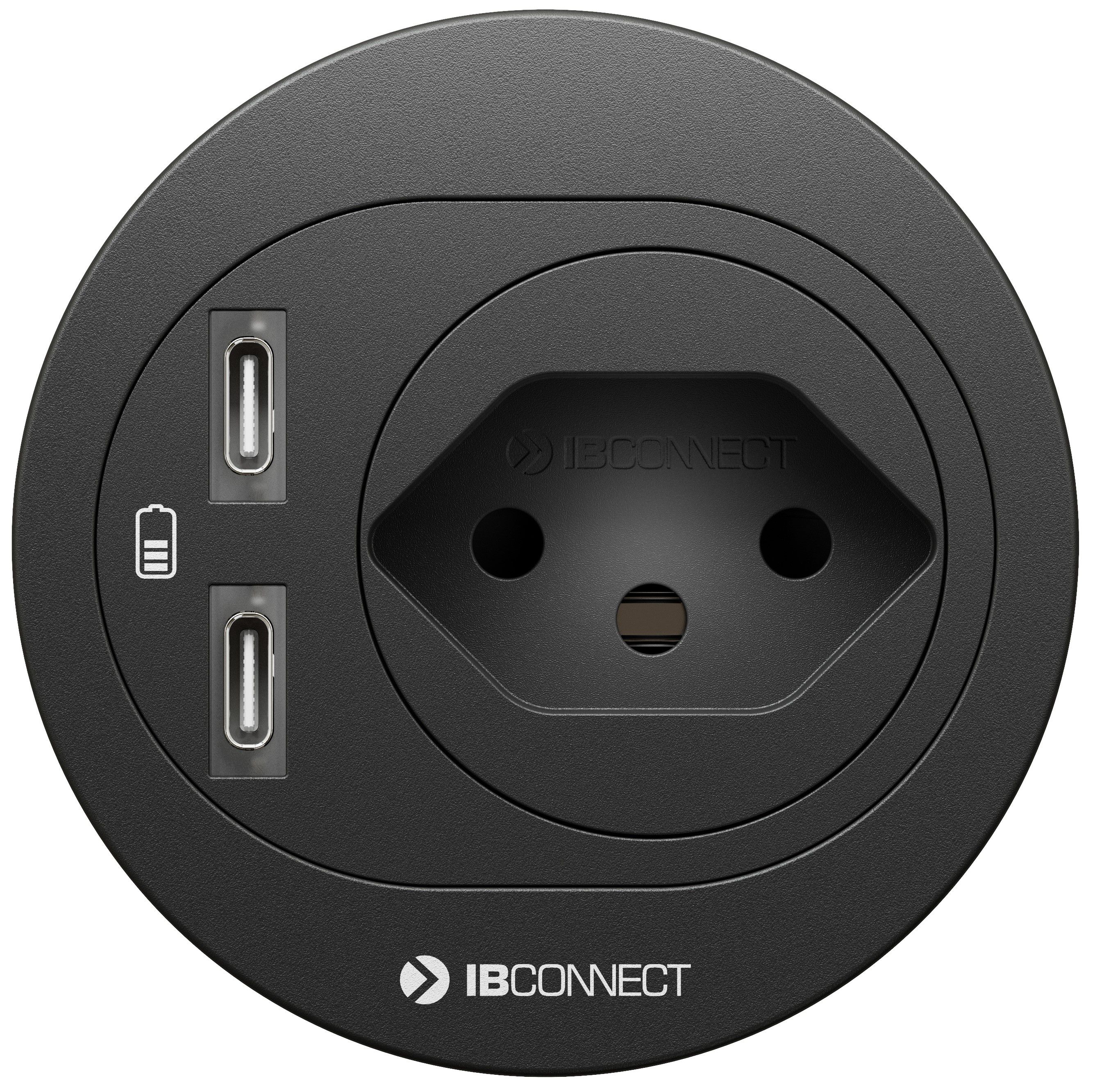 ATOM bloc multiprise noir 1x type 13 2x USB-C