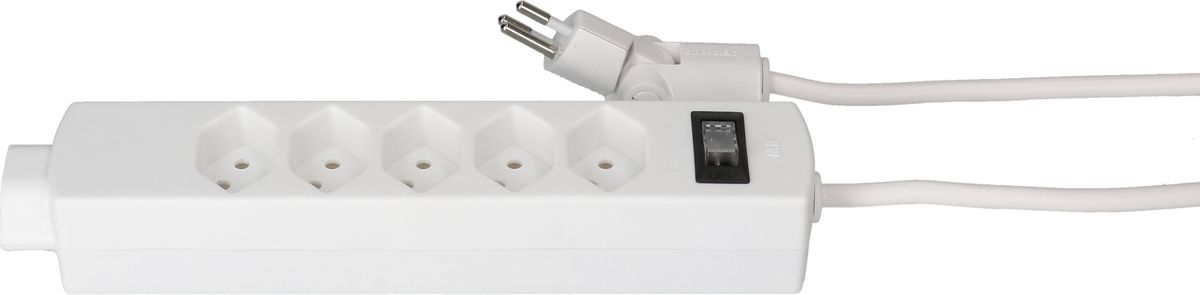 multiprise Safety Line 5+1x type 13 nr interrupteur 3m clip-clap