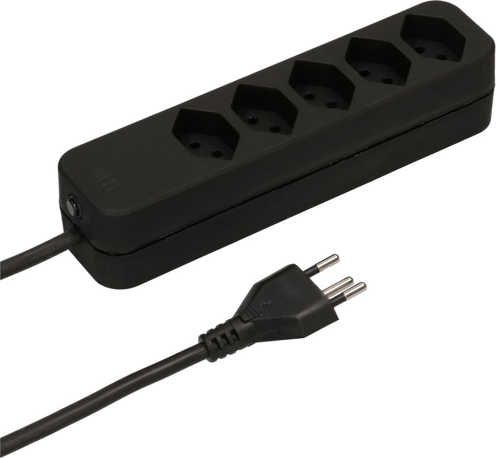 multiprise Swiss Line 5x type 13 noir aimant 3m