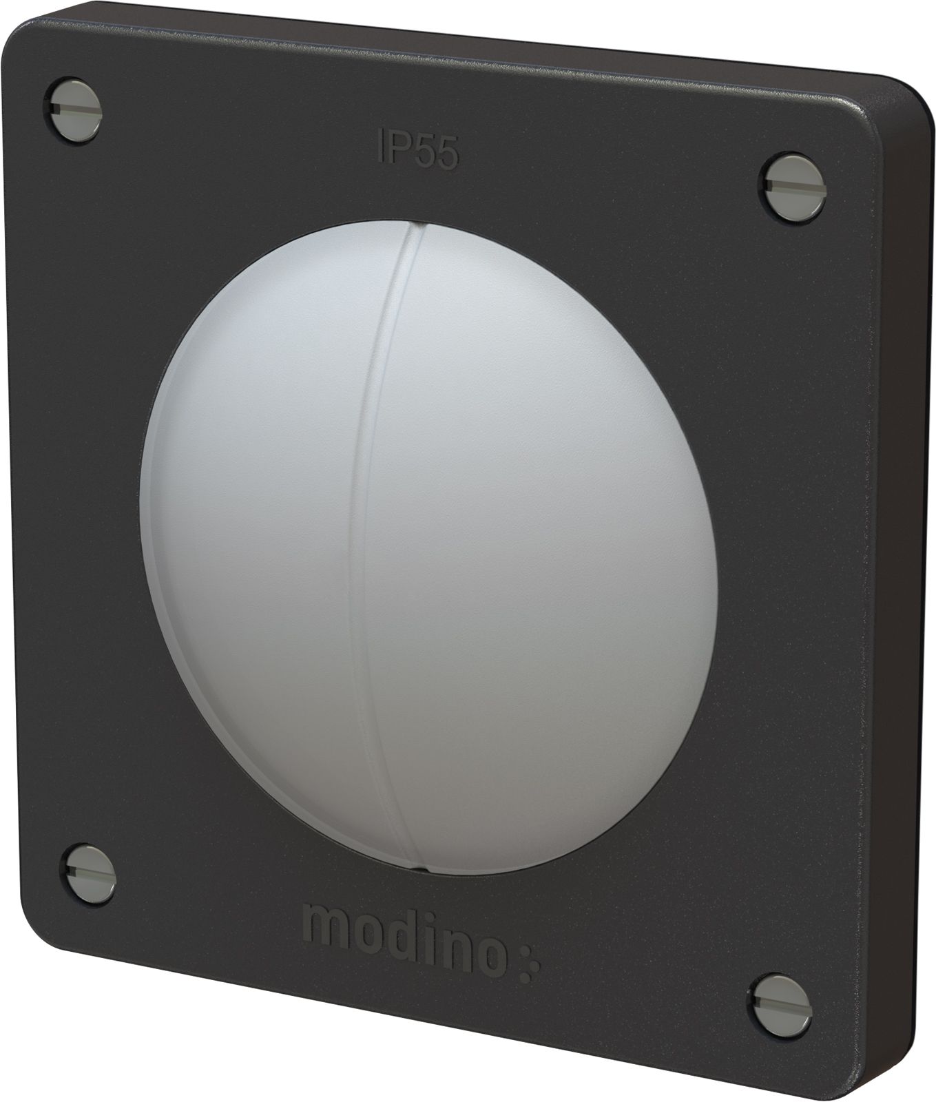 Rahmen für Schalter/Taster mit geteilter Membrane exo schwarz