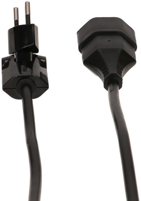 Rallonge TD H05VV-F3G1.5 10m noir clip-clap type 12/type 13