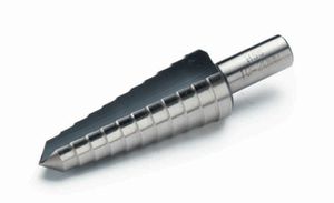 Foret étagé plage de perçage 4-12mm profondeur 5mm prise 6mm