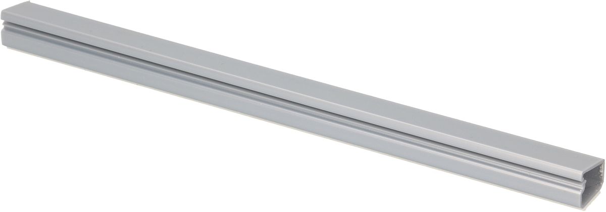 Goulotte 16x10mm gris métallisé auto-adhésif 2m