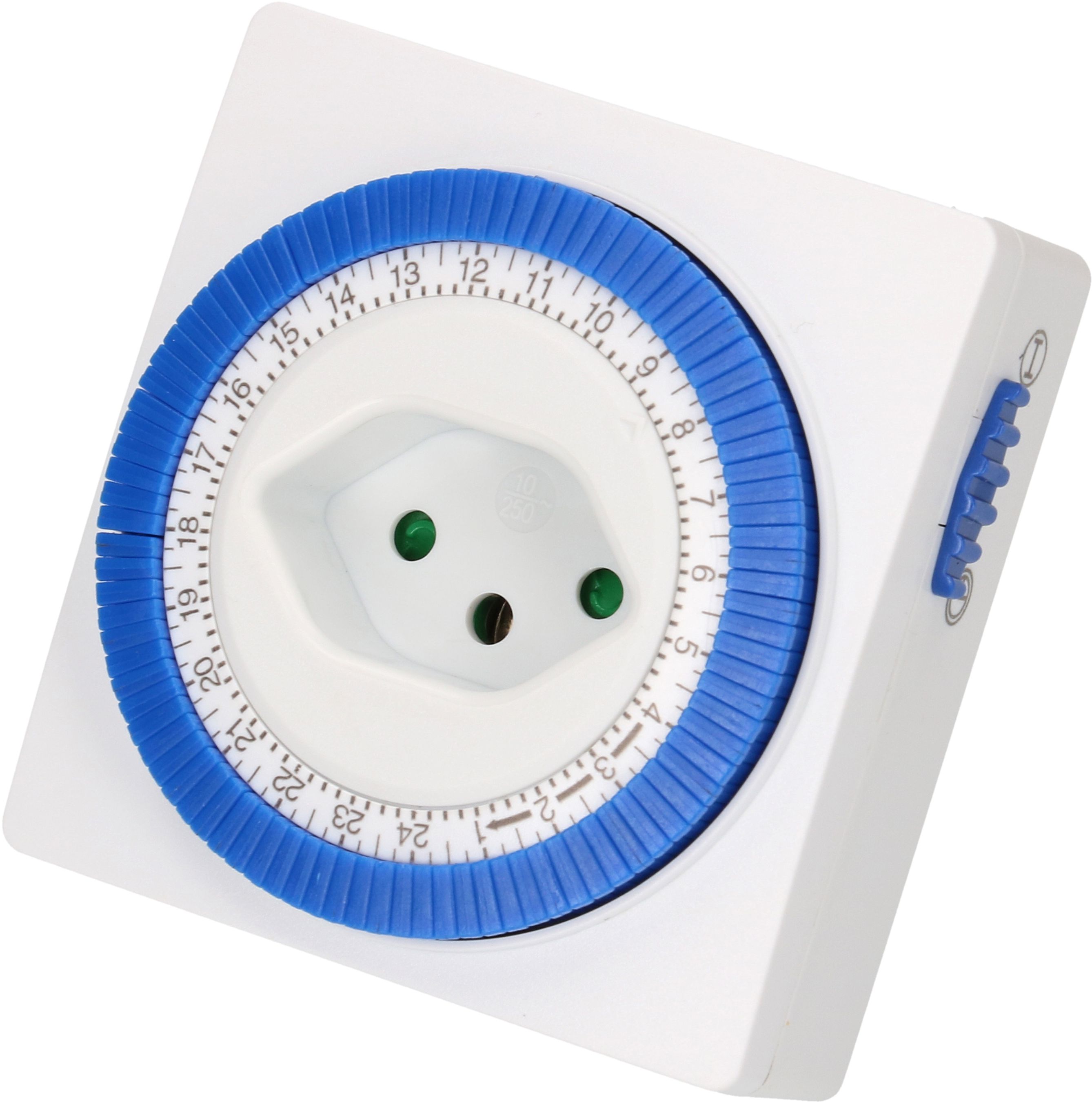 programmateur horaire 24h analogique interrupteur au centre