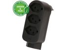 multi adaptateur ADAPT 3+1x type 13 noir rotatif Green+Fair