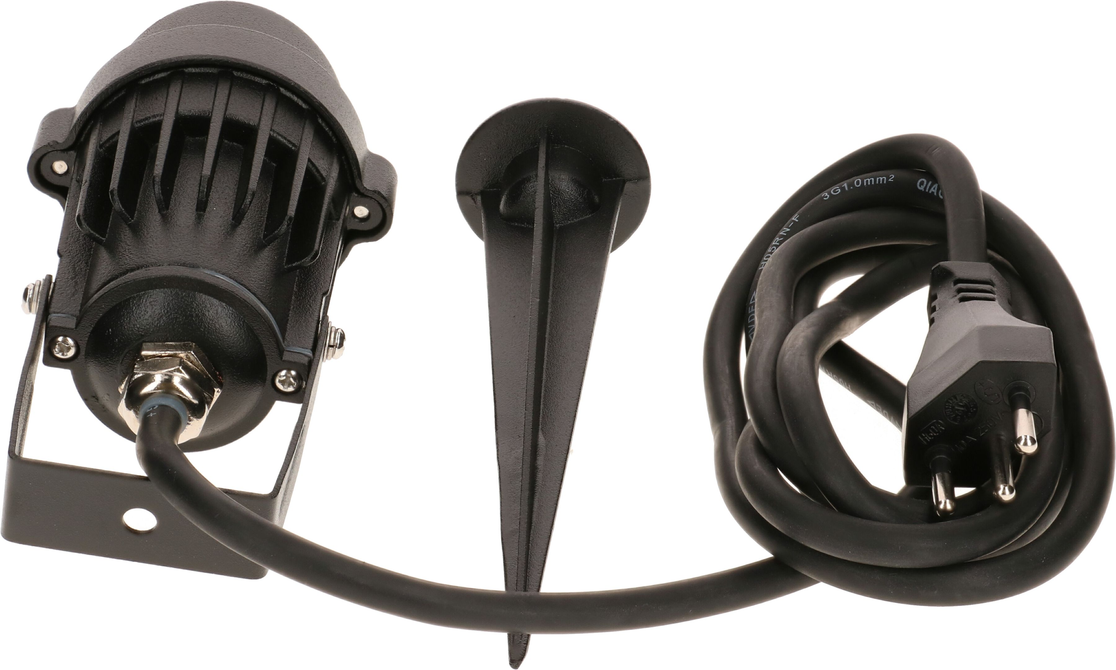 LED Gartenspot 350lm ALU schwarz IP65